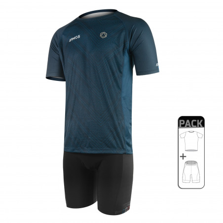 PACK ÉTÉ RUNNING HOMME - ARMOS LEGEND BLEU MARINE