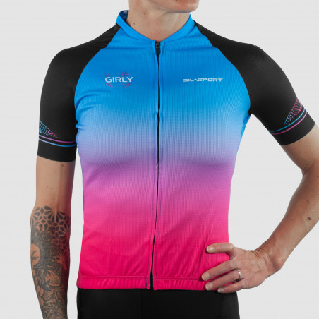 WOMEN JERSEY EVO SILASPORT GIRLY STYLE PINK SS