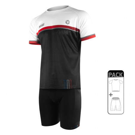 PACK ÉTÉ RUNNING HOMME - ARMOS TALISMAN ROUGE