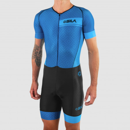 SKATING SUIT SILASPORT ELITE AERO CLASSY STYLE BLUE SS