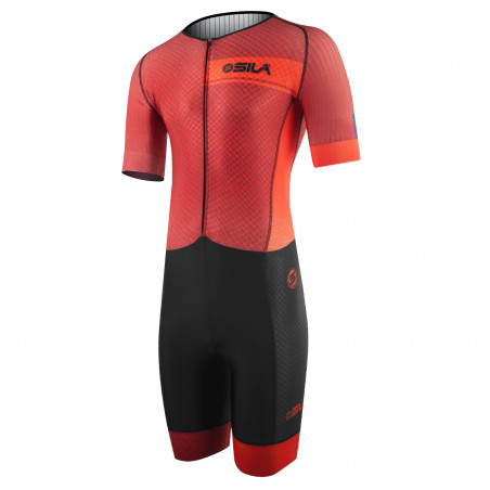 COMBINAISON ROLLER SILASPORT ELITE AERO CLASSY STYLE ROUGE MC