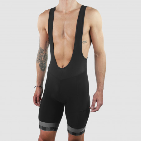 GRAVEL BIBSHORT ARMOS CONQUEST GREY