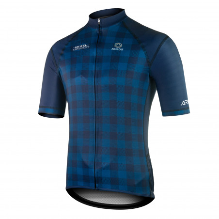 GRAVEL JERSEY ARMOS CONQUEST NAVY BLUE SS