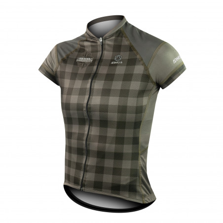 MAILLOT FEMME GRAVEL ARMOS CONQUEST TAUPE MC