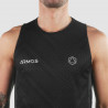 MEN RUNNING SLEEVELESS JERSEY PERFO ARMOS LEGEND BLACK