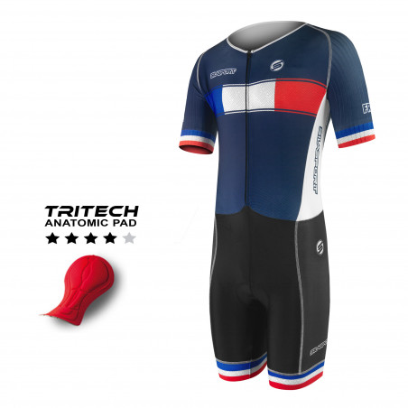 TRI SUIT SS - SD SILASPORT FRANCE NATION STYLE 3