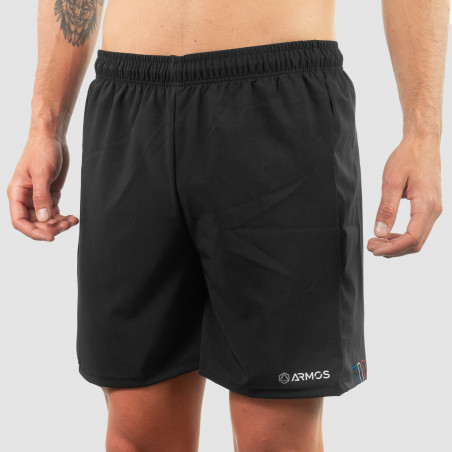 MAN RUNNING SHORT ARMOS TALISMAN - BLACK