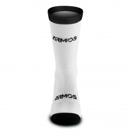 CHAUSSETTES CYCLISME ARMOS TALISMAN BLANC - MI-HAUTES