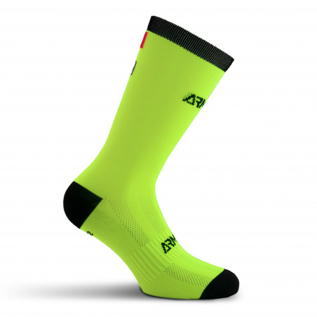 CYCLING MEDIUM HEIGHT SOCKS ARMOS TALISMAN YELLOW FLUO