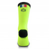 CHAUSSETTES CYCLISME ARMOS TALISMAN JAUNE FLUO - MI-HAUTES