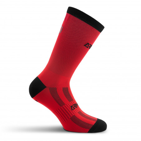 CHAUSSETTES CYCLISME ARMOS TALISMAN ROUGE - MI-HAUTES