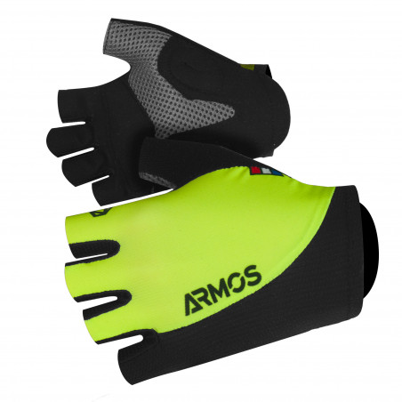 SHORT GLOVES ARMOS ROAD PRO RACE FLUO YELLOW