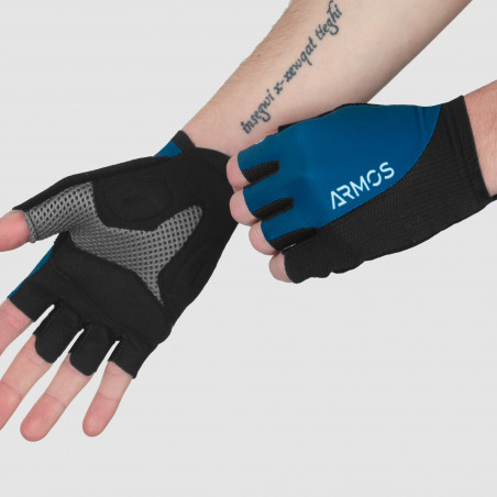 SHORT GLOVES ARMOS ROAD PRO RACE NAVY BLUE