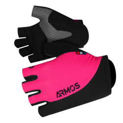 SHORT GLOVES ARMOS ROAD PRO RACE FLUO PINK