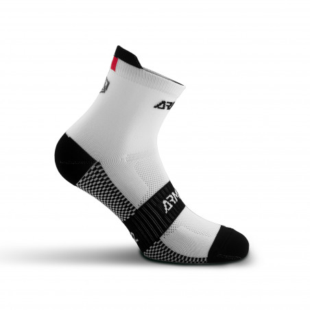 CHAUSSETTES RUNNING ARMOS TALISMAN BLANC- COURTES