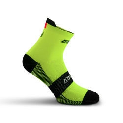 CHAUSSETTES RUNNING ARMOS TALISMAN JAUNE FLUO - COURTES