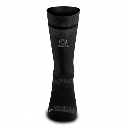 CYCLING SOCKS LYCRA PRO RACE ARMOS LEGEND BLACK