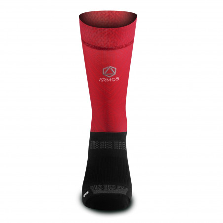 CHAUSSETTES CYCLISME LYCRA PRO RACE ARMOS LEGEND ROUGE