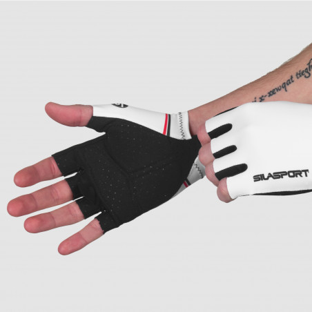 SHORT GLOVES SILASPORT ROAD SOFT WHITE