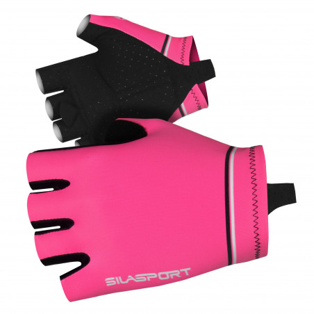 SHORT GLOVES SILASPORT ROAD SOFT PINK