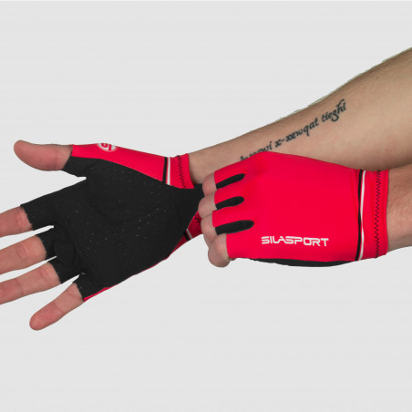SHORT GLOVES SILASPORT ROAD SOFT RED