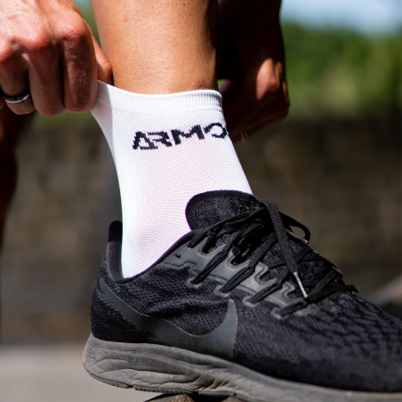 RUNNING SHORT SOCKS ARMOS TALISMAN WHITE