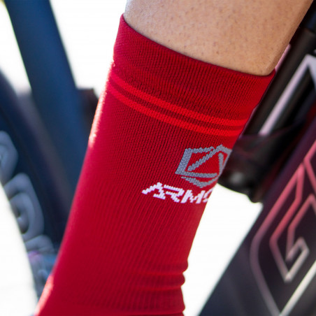 CYCLING MEDIUM HEIGHT SOCKS ARMOS LEGEND RED