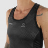 WOMEN RUNNING TANK TOP PERFO ARMOS ASTERIA GREY