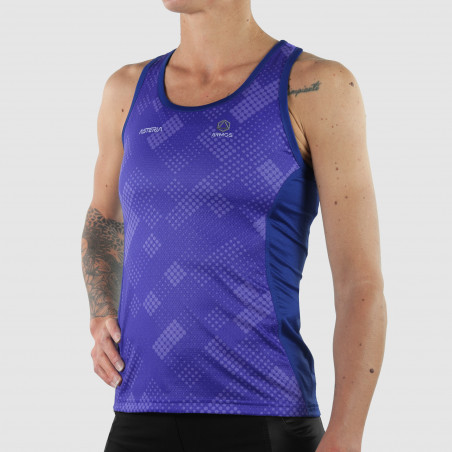 WOMEN RUNNING TANK TOP PERFO ARMOS ASTERIA PURPLE