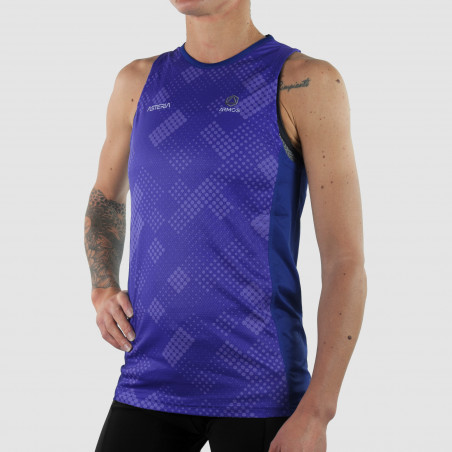 RUNNING SLEEVELESS JERSEY WOMEN ARMOS ASTERIA PURPLE