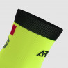 CHAUSSETTES COURTES CYCLISME ARMOS TALISMAN MI-HAUTES JAUNE FLUO