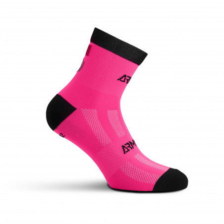 CYCLING SHORT HEIGHT SOCKS ARMOS TALISMAN PINK FLUO