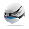 AERO CADOMOTUS OMEGA HELMET WITHOUT VISOR - WHITE