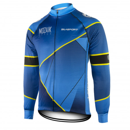 MID SEASON JACKET / JERSEY EVO SILASPORT MOZAIK STYLE BLUE