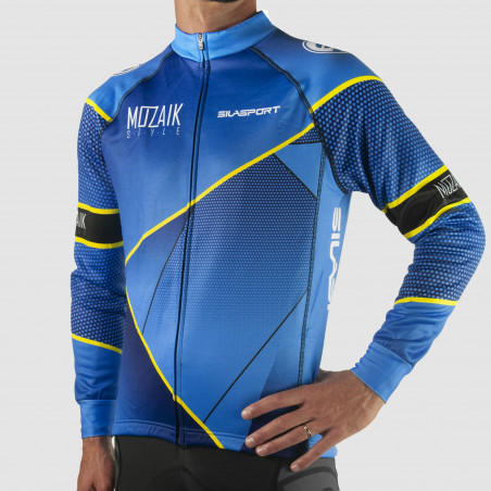 MID SEASON JACKET / JERSEY EVO SILASPORT MOZAIK STYLE BLUE