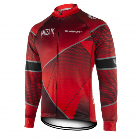 MAILLOT / VESTE MI-SAISON EVO SILASPORT MOZAIK STYLE ROUGE