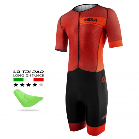 ELITE TRISUITS SILASPORT CLASSY STYLE RED SS