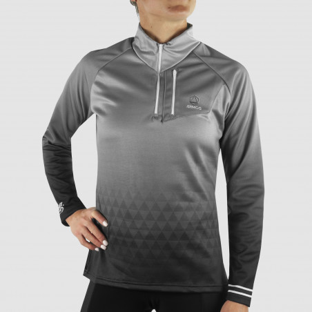 WOMAN RUNNING JERSEY WINTER ARMOS DANA GREY