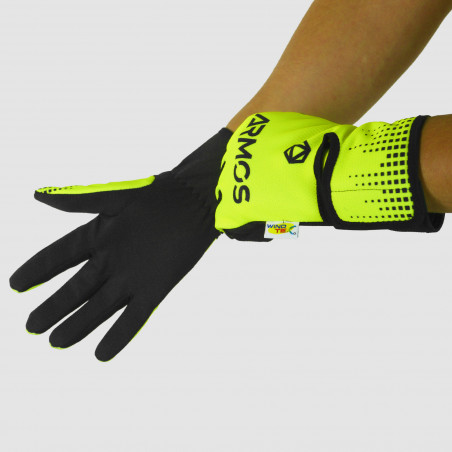 AUTOMN/WINTER LONG GLOVES ARMOS THERMO YELLOW FLUO