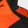 MAILLOT RUNNING HIVER MANCHES LONGUES ORANGE - SILA FLUO STYLE 3