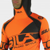 MAILLOT RUNNING HIVER MANCHES LONGUES ORANGE - SILA FLUO STYLE 3