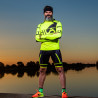 MAILLOT RUNNING HIVER MANCHES LONGUES ORANGE - SILA FLUO STYLE 3