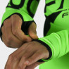 MAILLOT RUNNING HIVER MANCHES LONGUES VERT - SILA FLUO STYLE 3