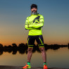 MAILLOT RUNNING HIVER MANCHES LONGUES VERT - SILA FLUO STYLE 3