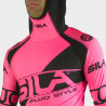 MAILLOT RUNNING HIVER MANCHES LONGUES ROSE - SILA FLUO STYLE 3