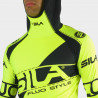 MAILLOT RUNNING HIVER MANCHES LONGUES JAUNE - SILA FLUO STYLE 3