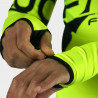 MAILLOT RUNNING HIVER MANCHES LONGUES JAUNE - SILA FLUO STYLE 3