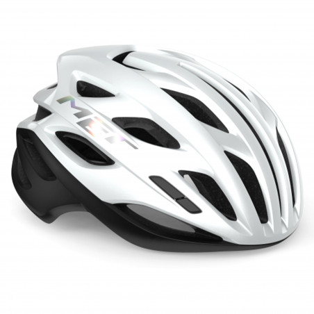 MET ESTRO HELMET MIPS HOLOGRAPHIC SHINY WHITE