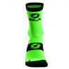 CHAUSSETTES TECHNICS SILA - Mi-hautes VERT FLUO / NOIR