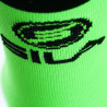 CHAUSSETTES TECHNICS SILA - Mi-hautes VERT FLUO / NOIR